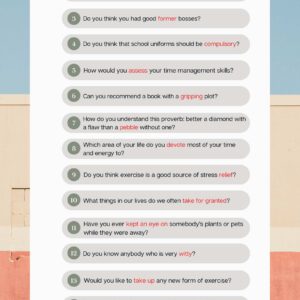 105% Vocabulary & Speaking Upgrade, B2